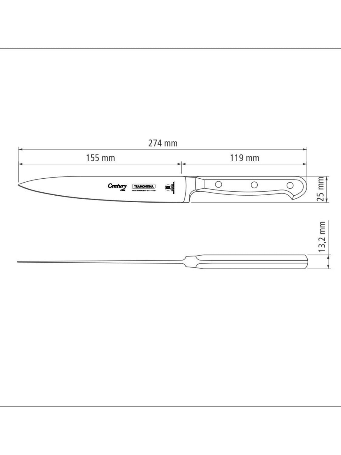 Tramontina 24010108 Century sülteskés 15cm